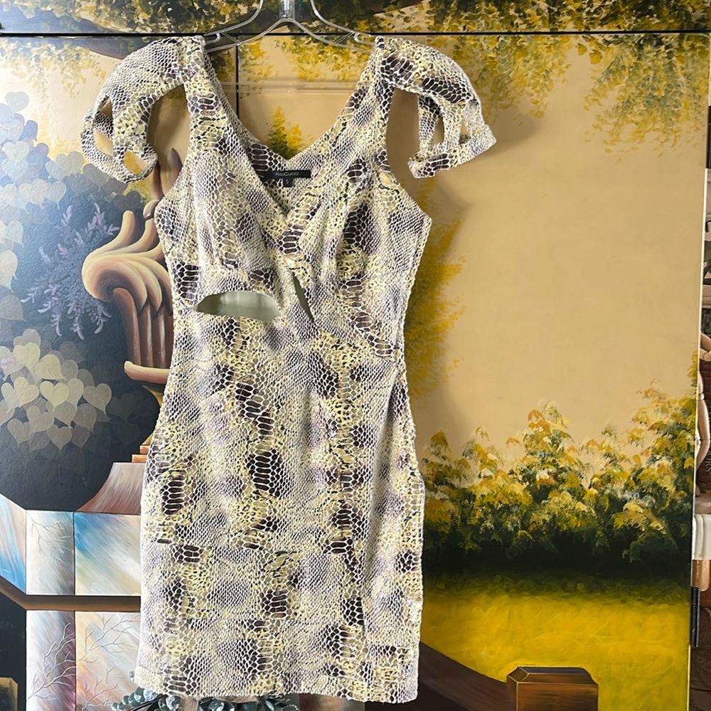 Pascucci designer dress animal print sz s